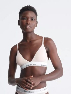 Icon Βαμβακερή Modal Ελαφρώς φοδραρισμένη Bralette τριγωνική