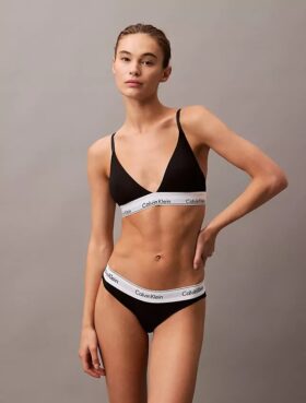 Icon Βαμβακερή Modal Ελαφρώς φοδραρισμένη Bralette τριγωνική