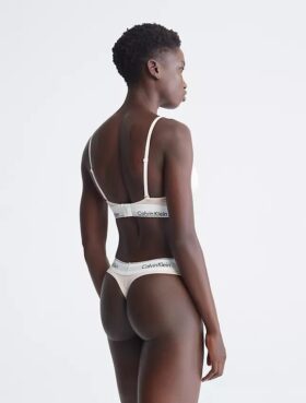 Icon Βαμβακερή Modal Ελαφρώς φοδραρισμένη Bralette τριγωνική