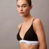 Icon Βαμβακερή Modal Ελαφρώς φοδραρισμένη Bralette τριγωνική
