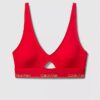 Icon Βαμβακερή Modal Ελαφρώς φοδραρισμένη Bralette τριγωνική