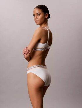 Icon Βαμβακερό Bikini με ρίγες από Modal