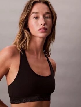 Icon Βαμβακερό Modal Μεταλλικό Bralette Unlined
