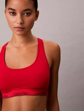 Icon Βαμβακερό Modal Μεταλλικό Bralette Unlined