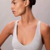 Icon Βαμβακερό Modal Τριγωνικό Bralette Unlined