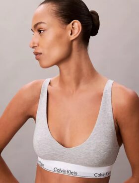 Icon Βαμβακερό Modal Τριγωνικό Bralette Unlined