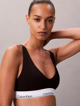 Icon Βαμβακερό Modal Τριγωνικό Bralette Unlined