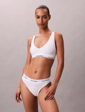 Icon Βαμβακερό Modal Τριγωνικό Bralette Unlined