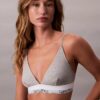 Icon Βαμβακερό Modal Τριγωνικό Bralette Unlined