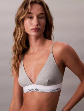 Icon Βαμβακερό Modal Τριγωνικό Bralette Unlined