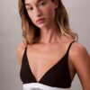Icon Βαμβακερό Modal Τριγωνικό Bralette Unlined
