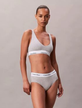 Icon Βαμβακερό Modal Τριγωνικό Bralette Unlined