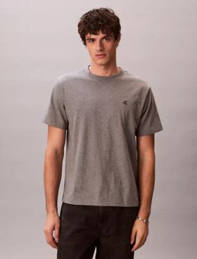 Κεντημένο Monogram χαλαρό T-shirt