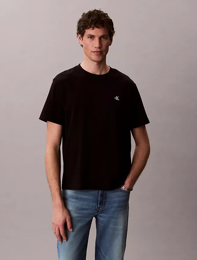 Κεντημένο Monogram χαλαρό T-shirt Κεντημένο Monogram χαλαρό T-shirt