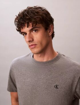 Κεντημένο Monogram χαλαρό T-shirt