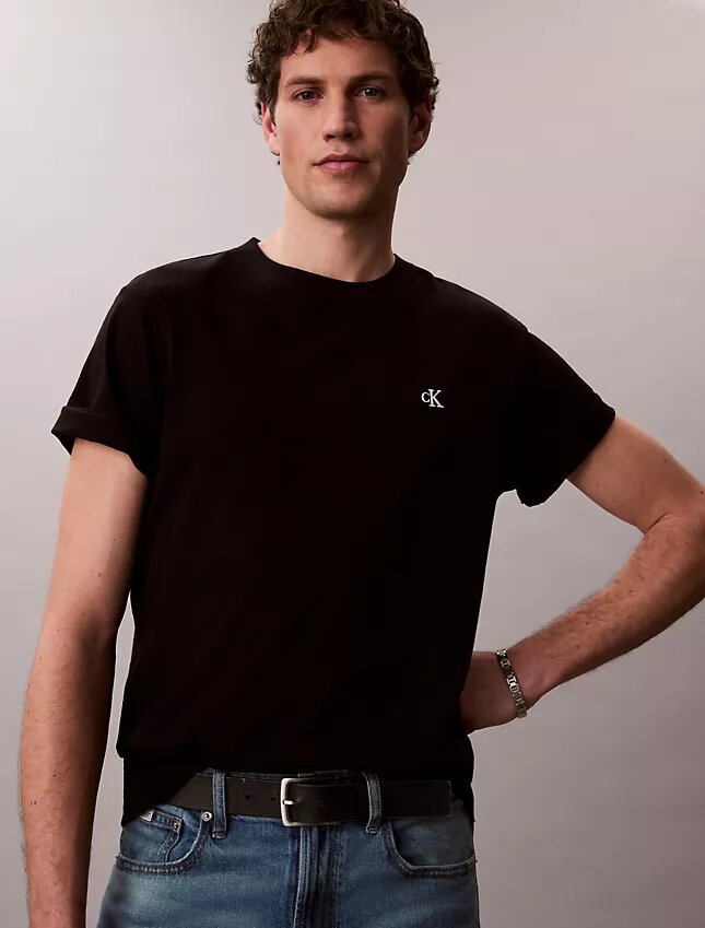 Κεντημένο Monogram χαλαρό T-shirt Κεντημένο Monogram χαλαρό T-shirt