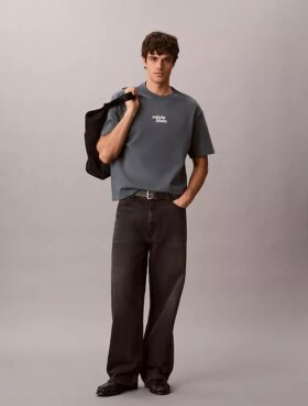 Κεντημένο T-shirt με λογότυπο 1989 και χαλαρή εφαρμογή
