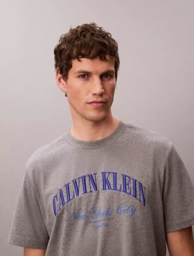 Κλασικό φαρδύ T-shirt Heritage από φλοκωτό ύφασμα