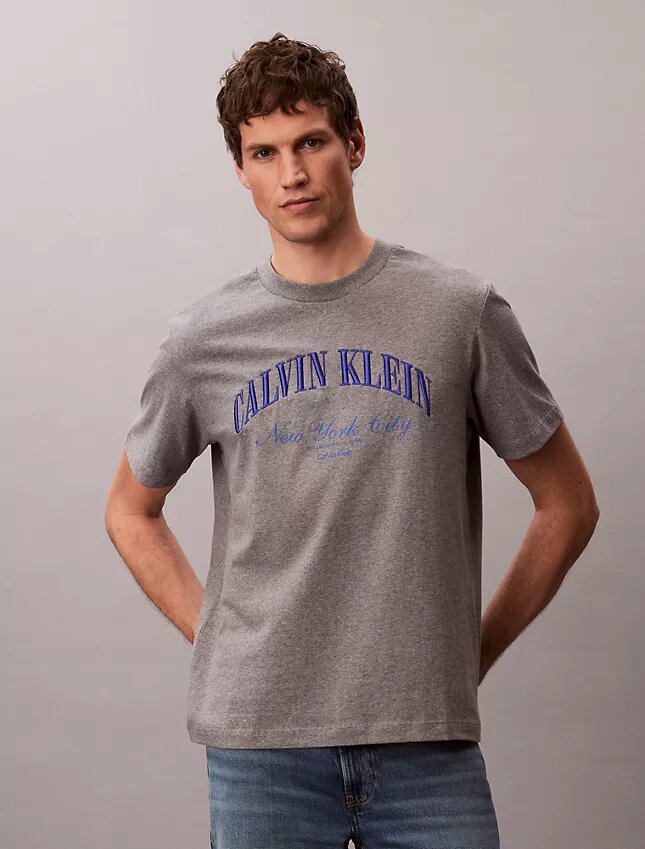 Κλασικό φαρδύ T-shirt Heritage από φλοκωτό ύφασμα Κλασικό φαρδύ T-shirt Heritage από φλοκωτό ύφασμα