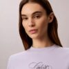 Κλασικό μπλουζάκι με λογότυπο Calvin Script Κλασικό μπλουζάκι με λογότυπο Calvin Script