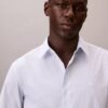 Κλασικό πουκάμισο με κουμπιά από Cotton Stretch με ρίγες
