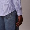 Κλασικό πουκάμισο με κουμπιά από Cotton Stretch με ρίγες