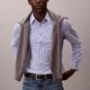 Κλασικό πουκάμισο με κουμπιά από Cotton Stretch με ρίγες