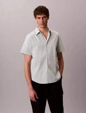 Κλασικό πουκάμισο με κουμπιά από Cotton Stretch βαμβάκι
