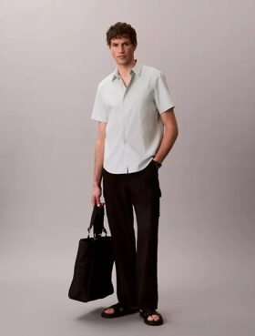 Κλασικό πουκάμισο με κουμπιά από Cotton Stretch βαμβάκι