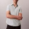 Κλασικό πουκάμισο με κουμπιά από Cotton Stretch βαμβάκι