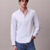 Κλασικό πουκάμισο Oxford με ρίγες από Cotton Stretch και κουμπιά