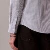 Κλασικό πουκάμισο Oxford με ρίγες από Cotton Stretch και κουμπιά