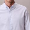 Κλασικό πουκάμισο Oxford με ρίγες από Cotton Stretch και κουμπιά