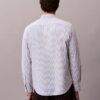 Κλασικό πουκάμισο Oxford με ρίγες από Cotton Stretch και κουμπιά