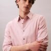 Κλασικό πουκάμισο Oxford με ρίγες και κουμπιά Κλασικό πουκάμισο Oxford με ρίγες και κουμπιά