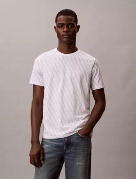 Κλασικό T-shirt Liquid Touch με Monogram σε όλη την επιφάνεια