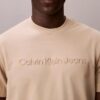 Κλασικό T-shirt με ανάγλυφο λογότυπο Κλασικό T-shirt με ανάγλυφο λογότυπο