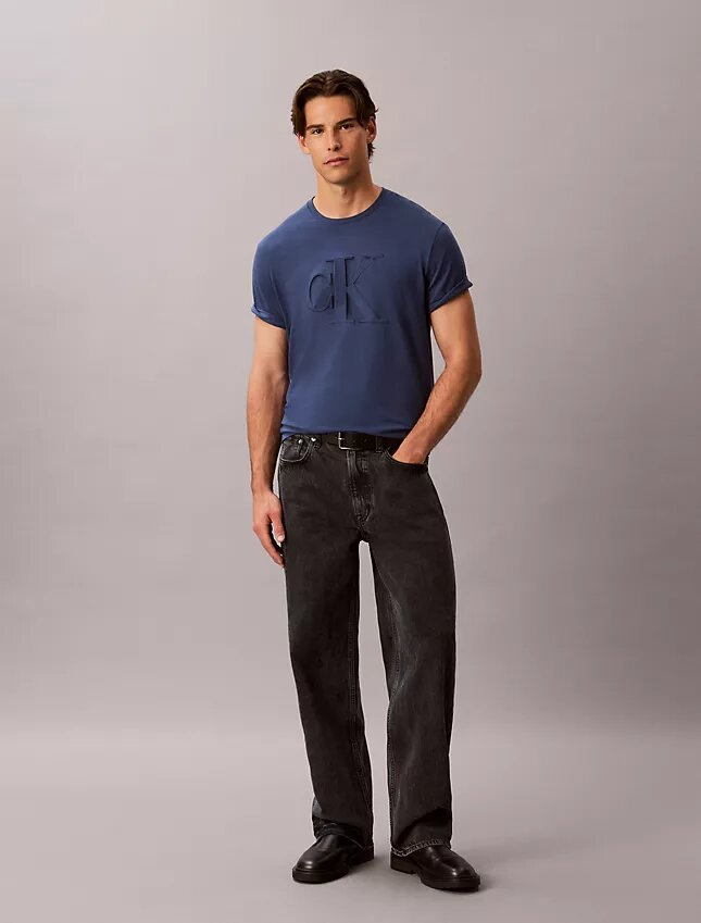 Κλασικό T-shirt με ανάγλυφο Monogram Κλασικό T-shirt με ανάγλυφο Monogram
