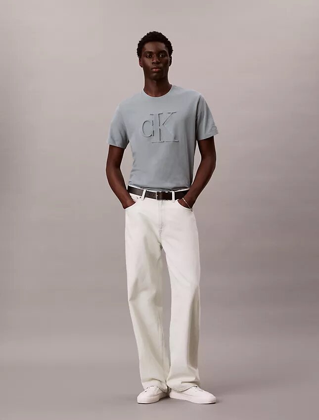 Κλασικό T-shirt με ανάγλυφο Monogram Κλασικό T-shirt με ανάγλυφο Monogram