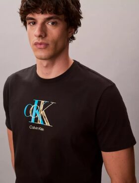 Κλασικό T-shirt με γραφικό διπλού Monogram