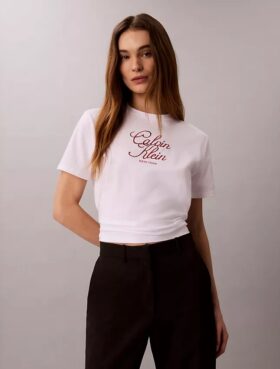 Κλασικό T-shirt με γραφικό λογότυπο