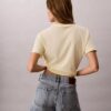 Κλασικό T-shirt με γραφικό λογότυπο από φελτ