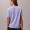 Κλασικό T-shirt με γραφικό λογότυπο με λουλούδια