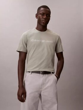 Κλασικό T-shirt με γραφικό λογότυπο σε foil