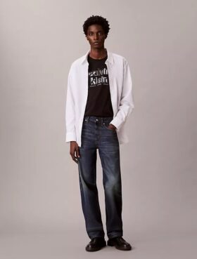 Κλασικό T-shirt με γραφικό λογότυπο σε σκιώδη απόδοση
