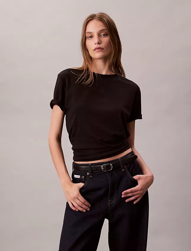 Κλασικό T-shirt με γραφικό λογότυπο Supima Cotton Κλασικό T-shirt με γραφικό λογότυπο Supima Cotton