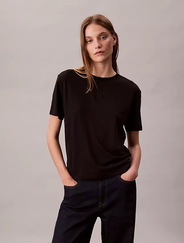 Κλασικό T-shirt με γραφικό λογότυπο Supima Cotton Κλασικό T-shirt με γραφικό λογότυπο Supima Cotton