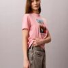 Κλασικό T-shirt με γραφικό λουλουδιών