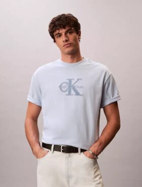 Κλασικό T-shirt με γραφικό Monologo