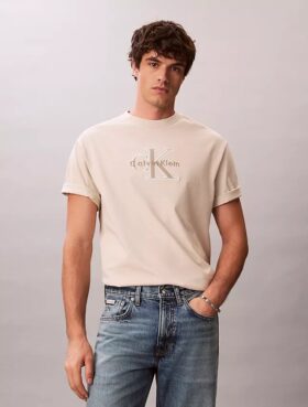 Κλασικό T-shirt με γραφικό Monologo